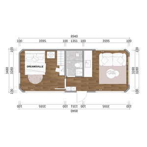 Luxury <strong>Modern</strong> Detachable Modular Aluminum Alloy Prefab <strong>House</strong> Small Residential Prefabricated <strong>House</strong> with Innovative Roof <strong>Design</strong> - Product Image 4