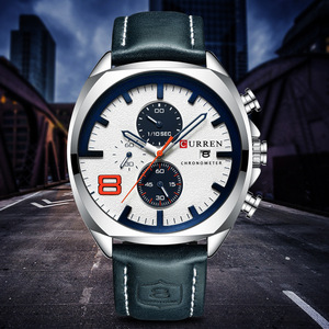 Nuevo Reloj Cronógrafo de Cuarzo para Hombre, Movimiento de Lujo, Estilo Deportivo, Correa de Cuero Impermeable de Alta Calidad - Product Image 6