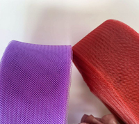 Vente en gros de tresses plates rigides en crinoline de polyester de 1 pouce (2,5 cm) pour robe de mariée - Écologiques et durables