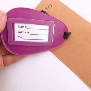 Étiquette de <span class=keywords><strong>bagage</strong></span> en <span class=keywords><strong>silicone</strong></span> à la mode sur mesure étiquette d'embarquement de crème glacée colorée pour le voyage - Product Image 2