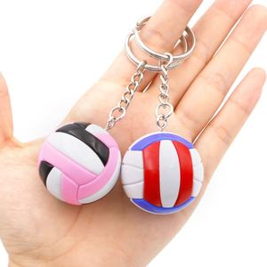 Wholesale New Hot Sale Volleyball <b>Keychain</b> <b>Leather</b> <b>Keychain</b> 3D Mini Sports Trend Pendant Souvenir Gifts Fashion - Product Image 4