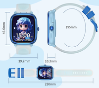 Nouvelle montre connectée pour enfants HT40, résistance à l'eau IP68, Android, écran IPS, suivi du sommeil, réveil, réponse aux appels, batterie 300 mAh
