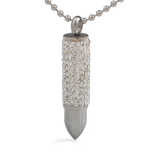 Collier pendentif diamant 50MM, taille brillant ronde, blanc, pour usage quotidien, design géométrique - Product Image 1
