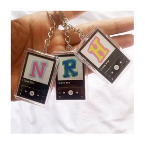 Design <b>Custom</b> Acrylic Keychain Transparent <b>Key</b> Chain <b>Rings</b> for Craft Clear Colorful Pendants DIY Acrylic Charm Wholesale - Product Image 1