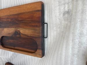 Planche à découper extra large en bois d'acacia, planche à découper de boucher, bloc de découpe de cuisine, emballage personnalisé avec logo, boîte chaude - Product Image 5