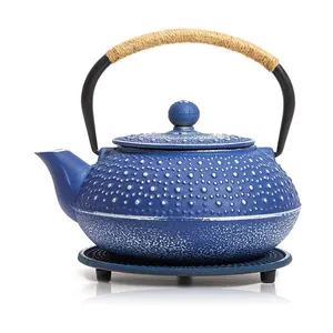 Оптовая продажа, японский турецкий индийский фонтан для воды, чугунный эмалированный чайник, теплый марокканский чайник