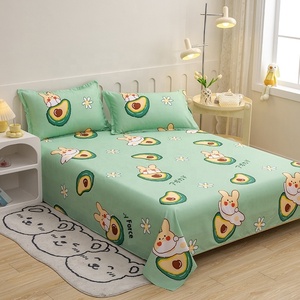 Lençóis de Cama de Solteiro Modernos e Simples, Descartáveis, Hipoalergênicos, com Estampa de Aloe Vera, 200TC, Grau A, Atacado de Fábrica - Product Image 5