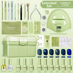 Polish UV Gel kuku Set Winail lem Gel Polish peningkatan alat & Ledstickerwn merek Hema-free Art penggunaan botol