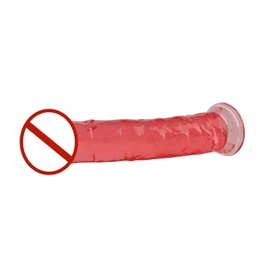 Dildo Realista de TPE de Alta Transparencia con Ventosa Impermeable - Ecológico, Portátil, Multicolor, 375g - Product Image 2