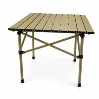 Table de pique-nique pliante en acier portable pour cour et parc