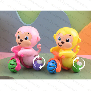 Juguete de Cuerda de Mono Ciclista Divertido, Animal Salvaje de Cuerda, con Ruedas, Barato, Regalo para Niños, para Circo, Parque de Atracciones, Zoológico - Product Image 3