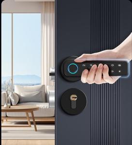 New thấp moq Chất lượng cao Wi-Fi kích hoạt thông minh khóa kỹ thuật số khóa cửa với mã truy cập thẻ thông minh văn phòng an ninh - Product Image 4