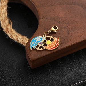 Fabricante colgante personalizado oro plata Animal Anime corazón forma esmalte colgante encanto 3D pequeña hermosa joyería para mujer chica - Product Image 4