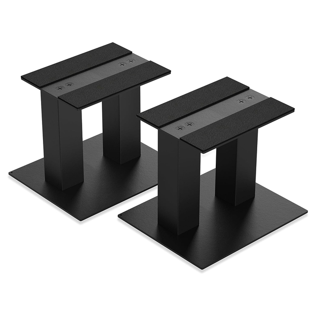 Desktop Speaker Stands for Small Medium Bookshelf Speakers Steel Studio Monitor Stand
