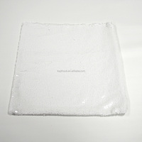 Housse de coussin à sequins magiques vierges pour sublimation 40x40cm avec surface d'impression en peluche blanche et face inversée pour transfert par presse à chaud DIY