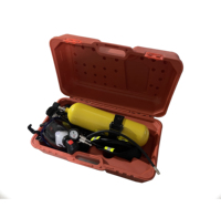 Vente flash : Appareil respiratoire d'urgence incendie haute pression SCBA 6L en acier, 60 minutes