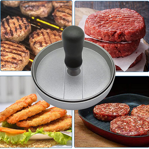 Prensa Manual para Hamburguesas de Aluminio de Grado Alimenticio Antiadherente, Ecológica <span class=keywords><strong>y</strong></span> de Alta Calidad para Hamburguesas Rellenas - Product Image 5