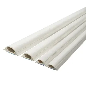 All Types 40*25mm grey color electrical slotted plastic PVC cable trunking