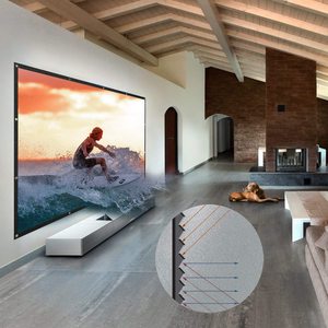 Màn Hình Máy Chiếu Khổng Lồ Lớn 300 Inch Màn Hình Chiếu Phim Di Động 3D 16:9 Lớn Màn Hình Chiếu Gấp Vật Liệu Pv 3d Máy Chiếu 3D - Product Image 5