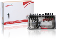 Kotak Kombiner Vmaxpower MUL-1008 untuk Sistem PV Surya DC AC 2-16 Saluran 1000VDC IP65 Pemutus Sirkuit Garansi 2 Tahun
