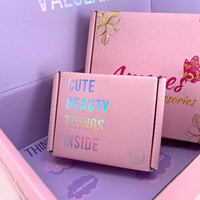 Boîtes d'expédition d'expédition d'emballage en carton ondulé avec logo brillant holographique personnalisé de luxe pour ensembles de vêtements de sport de yoga
