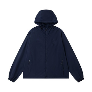 Blouson bomber unisexe coupe-vent de haute qualité avec fermeture éclair, personnalisable ODM, style streetwear, coque en nylon/coton, saison automne - Product Image 3