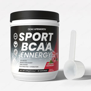 <span class=keywords><strong>BCAA</strong></span> 2:1:1 in Polvere per Adulti, Alta Purezza, Aminoacidi in Bulk, Energizzante, Basso Contenuto Calorico, Bottiglia da 345g, Certificato GMP e HACCP - Product Image 3