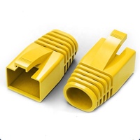 Rj45 Modular Plug Boot CAT5E/CAT6/CAT6A CAT7 Ethernet Modular Plastic Sleeves RJ45 modular plug Boots protector de goma