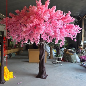 Large Cherry Blossom <b>Tree</b> <b>Artificial</b> Sakura <b>Tree</b> Hot Pink <b>Artificial</b> cherry blossom <b>tree</b> for Outdoor Garden - Product Image 3