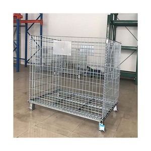 Panier d'entrepôt pliable Mracking/boîte de rangement pliée/<span class=keywords><strong>cage</strong></span> papillon en acier - Product Image 1