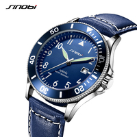 SINOBI nouvelle montre plaqué or Rose hommes affaires montres à Quartz de luxe hommes montres-bracelets personnalisation conception