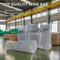 Sac gonflable de protection pour verres à vin YONGCHANG en PE+PA/Nylon transparent, film à bulles d'air, haute qualité, prix raisonnable