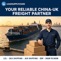 Shenzhen Lead Supply Chain Chine vers le Royaume-Uni Service de transport maritime LCL porte-à-porte DDP Transitaire Amazon FBA