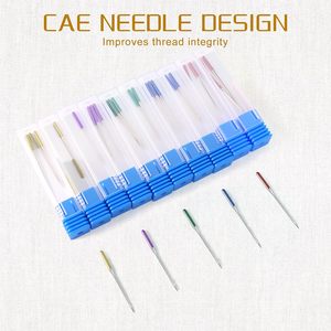 Aiguilles universelles pour machine à coudre, plaquées titane, anti-saut, 3 pièces/boîte pour tissus élastiques, compatibles avec les machines à coudre domestiques - Product Image 6