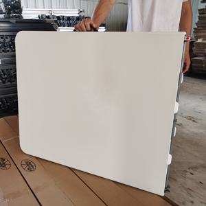 Mesa plegable de caballete de plástico de 6 pies con tapa estable de HDPE y pata de mesa fuerte Mesa plegable de 6 pies por la mejor opción - Product Image 2