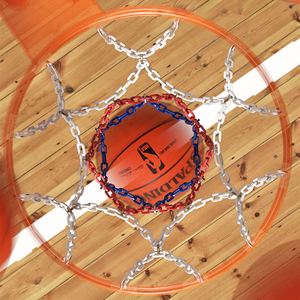 <span class=keywords><strong>Filet</strong></span> <span class=keywords><strong>de</strong></span> <span class=keywords><strong>basket</strong></span>-ball <span class=keywords><strong>en</strong></span> métal Chaîne tressée <span class=keywords><strong>en</strong></span> acier <span class=keywords><strong>Filet</strong></span> <span class=keywords><strong>de</strong></span> <span class=keywords><strong>basket</strong></span>-ball standard robuste 12 crochets - Product Image 6