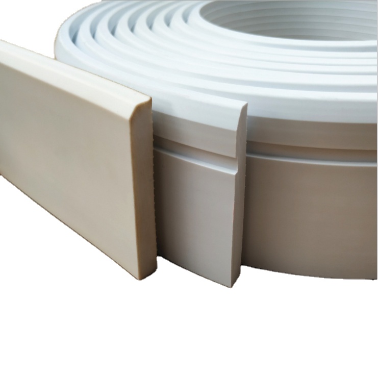 Papan dasar dinding vinil karet alas tiang Skirting PVC lantai