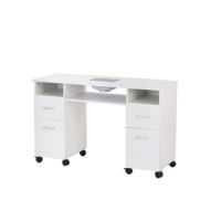 Station de manucure multifonctionnelle moderne de haute qualité, table de maquillage, mobilier de salon, table de manucure, salon, HONGZI HZ2075