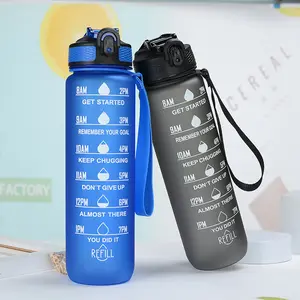 Оптовая цена, безопасная дорожная кружка большой емкости, Экологичная пластиковая бутылка для воды от китайского поставщика
