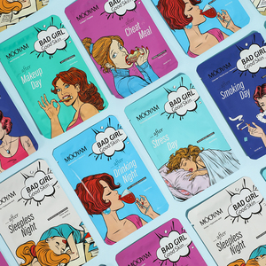 Cuidado DE LA PIEL Vitamina C Mascarillas faciales Belleza Hidratante Nutritiva Mascarilla facial Diosa de dibujos animados coreanos Máscara de hoja - Product Image 5