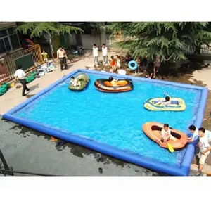 PVC floating inflatable boat swimming pool best selling swimming pool inflatable for sale