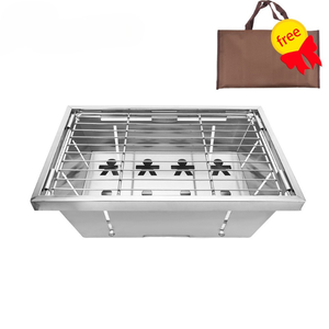 Meja Lipat Portabel dengan Ketinggian yang Dapat Disesuaikan untuk Piknik, Barbekyu, dan IGT, Cocok untuk Berkemah dan Perjalanan Mobil - Product Image 4