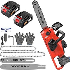 Mini tronçonneuse sans fil 12 pouces haute puissance, sans balais, lithium-ion, pour la coupe du bois et des branches, usage industriel et bricolage - Product Image 6