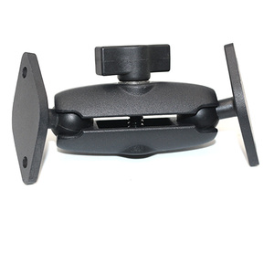 Soporte de bola de 1 pulgada con brazo de doble articulación mediano y base de bola doble diamante para soporte de camión - Product Image 5