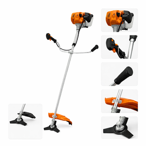 Débroussailleuse à essence MYOYT GBC5205 52cc 1.47KW Moteur 2 temps refroidi par air Lame en acier allié 255mm 430mm Tondeuse de <span class=keywords><strong>coupe</strong></span> - Product Image 4