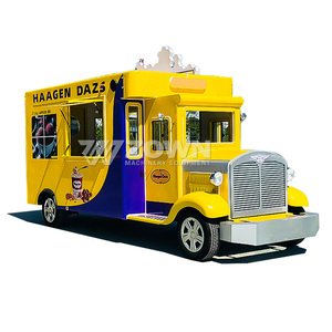 Best Selling Electric Mobile Food Truck Trailer Multifunctional Food Cart Customizable Color Size for Fast Food Coffee <b>Ice</b> Cream - Product Image 2