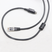 Werkseitig angepasstes RJ45-zu-8-poliges Mini-Din-Stecker-Ladekabel mit Ferrit kern