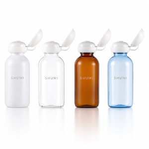 Botella de Plástico PET Boston con Tapa Abatible de 100ml y 500ml para Crema Contorno de Ojos, Loción Corporal, Champú, Gel de Ducha, Envases Cosméticos al por Mayor - Product Image 3