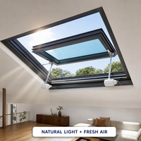 Fenêtres à persiennes insonorisées sur mesure au design moderne, fenêtres pliantes à double vitrage en alliage d'aluminium, garantie 5 ans