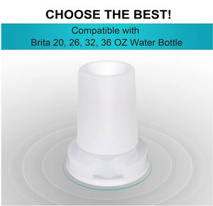 Repuesto de válvula de succión para botella de agua, boquilla de silicona para botella, pajita para beber. - Product Image 3